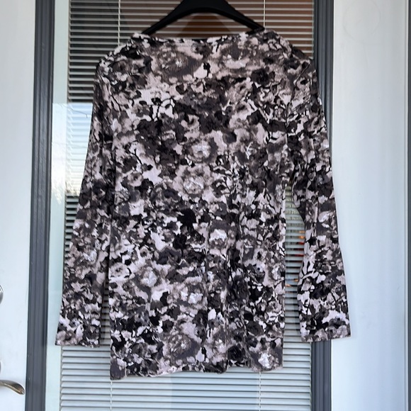 Daisy Fuentes T Shirt Long Sleeve Size L - Picture 2 of 3